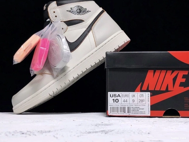 Cheap Husky Jordan CD6578-006 Nike 1 Air OG SB x High Light Bone 0721